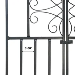 Enchanted Garden Deluxe Scroll Gate 27"x 36" -The Thrive Yard Sales 1711426 02