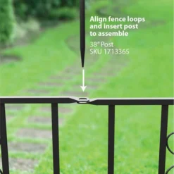 Enchanted Garden Deluxe Scroll Gate 27"x 36" -The Thrive Yard Sales 1711426 03