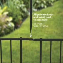 Enchanted Garden Euro Sectional Fence Panel 36" X 48" -The Thrive Yard Sales 1713232 4