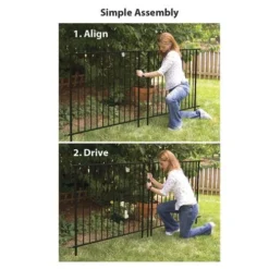 Enchanted Garden Euro Sectional Fence Panel 36" X 48" -The Thrive Yard Sales 1713232 5