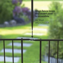 Enchanted Garden Euro Collection Gate 36" X 36" -The Thrive Yard Sales 1713233 3