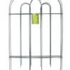 Enchanted Garden™ 2'8"H X 8'W Arched Top Steel Green Garden Border Fence
