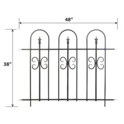 Enchanted Garden™ 3'2" X 4' Broadway Border Fence -The Thrive Yard Sales 1713345 01