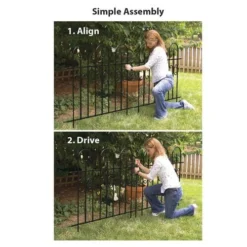 Enchanted Garden™ 3'2" X 4' Broadway Border Fence -The Thrive Yard Sales 1713345 06