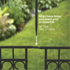 Enchanted Garden™ 2'6" X 3' Park Avenue Fence Panel -The Thrive Yard Sales 1713347 04