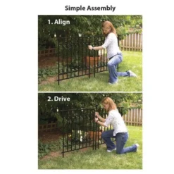 Enchanted Garden™ 2'6" X 3' Park Avenue Fence Panel -The Thrive Yard Sales 1713347 05