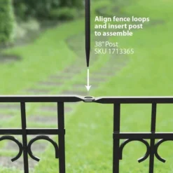 Enchanted Garden™ 2'3" X 3' Park Avenue Gate Panel -The Thrive Yard Sales 1713349 3