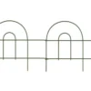 Enchanted Garden™ 1'6"H X 8'W Folding Steel Green Garden Border Fence 1 Enchanted Garden™ 1'6"H X 8'W Folding Steel Green Garden Border Fence -The Thrive Yard Sales 1713373 Green Border Fence InHouse 2200px