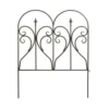 Enchanted Garden™ 2'7"H X 2'W Heart And Finial Steel Black Garden Border Fence 1 Enchanted Garden™ 2'7"H X 2'W Heart And Finial Steel Black Garden Border Fence -The Thrive Yard Sales 1713374 87405MN 1800px