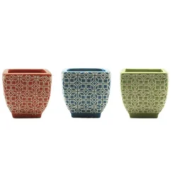 Enchanted Garden™ Ceramic Citronella Candle 3-Pack