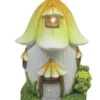Enchanted Garden™ 14" Solar LED Fairy House Statue 2 Enchanted Garden™ 14" Solar LED Fairy House Statue -The Thrive Yard Sales 21HY41580A LIT