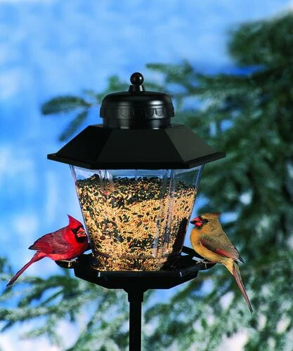 Enchanted Garden® Coach Lamp Bird Feeder 4 Enchanted Garden® Coach Lamp Bird Feeder - Image 2