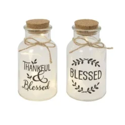 Enchanted Garden™ 5.8" Lighted Glass Bottle - Assorted Styles