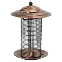 Enchanted Garden® Copper Roof Sunflower Seed Bird Feeder