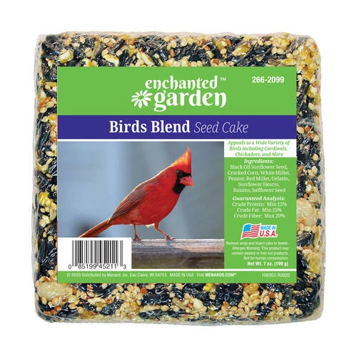 Enchanted Garden™ Birds Blend Bird Seed Cake - 7 Oz 3 Enchanted Garden™ Birds Blend Bird Seed Cake - 7 Oz