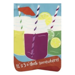 Enchanted Garden™ 12.5" X 18" Applique Flag - Assorted Styles -The Thrive Yard Sales 2723273 5 OClock Mason Jar Drink APPLIQUE flag