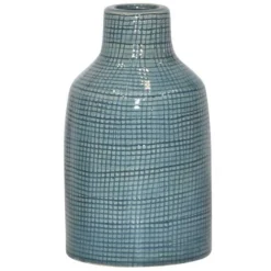 Enchanted Garden™ 8.3" Blue Ceramic Vase
