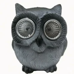 Enchanted Garden™ 3" Cement Animal Solar Light Statue - Assorted Styles -The Thrive Yard Sales 277 3865Owl