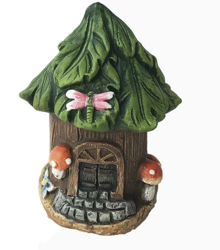 Enchanted Garden™ Cement Miniauture Garden House - Assorted 5 Enchanted Garden™ Cement Miniauture Garden House - Assorted - Image 3