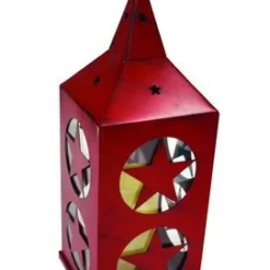 Enchanted Garden™ 17" Metal Cut Out Flameless Candle LED Lantern - Assorted Colors -The Thrive Yard Sales 277 5111 A3