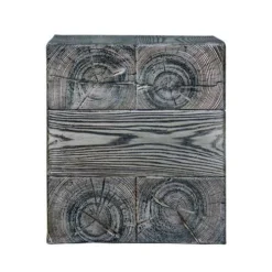 Enchanted Garden™ 17" Knotty Wood Garden Stool -The Thrive Yard Sales 277 5188 P ALT