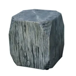 Enchanted Garden™ 17" Hexagon Wood Garden Stool -The Thrive Yard Sales 277 5189 P LF