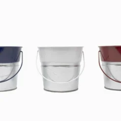 Enchanted Garden™ 7 Oz. Metal Bucket Patriotic Citronella Candle - 3 Pack