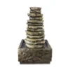 Enchanted Garden™ 34.1" Tiered Rock Outdoor Water Fountain -The Thrive Yard Sales 277 5228 P SF
