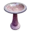 Enchanted Garden™ 17.7" Resin Bird Bath - Assorted Colors -The Thrive Yard Sales 277 5586 BBRED 1800