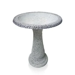 Enchanted Garden™ 17.7" Resin Bird Bath - Assorted Colors -The Thrive Yard Sales 277 5586 BBWHT 1800
