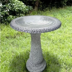 Enchanted Garden™ 17.7" Resin Bird Bath - Assorted Colors -The Thrive Yard Sales 277 5586 BBWHT SV 1800