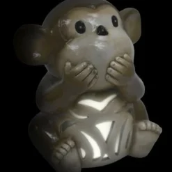 Enchanted Garden™ 7.8" Ceramic Monkey LED Lantern - Assorted Styles -The Thrive Yard Sales 277 5594 4