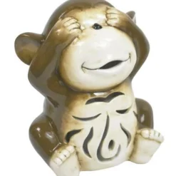 Enchanted Garden™ 7.8" Ceramic Monkey LED Lantern - Assorted Styles -The Thrive Yard Sales 277 5594 5