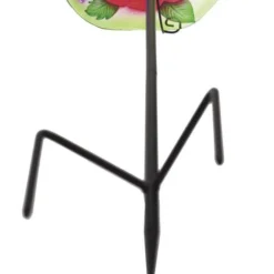 Enchanted Garden™ 11" Glass Floral Bird Bath -The Thrive Yard Sales 277 5671 10 3400px