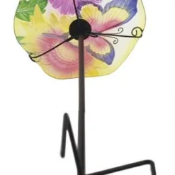Enchanted Garden™ 11" Glass Butterfly Bird Bath -The Thrive Yard Sales 277 5672 04 3400px