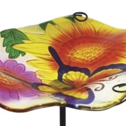 Enchanted Garden™ 11" Glass Butterfly Bird Bath -The Thrive Yard Sales 277 5672 05 1900px