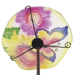 Enchanted Garden™ 11" Glass Butterfly Bird Bath -The Thrive Yard Sales 277 5672 09 2700px