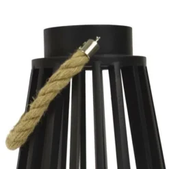 Enchanted Garden™ 13.5" Black Wooden LED Lantern -The Thrive Yard Sales 277 5817 07