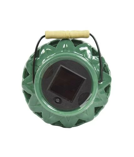 Enchanted Garden™ 9.75" Ceramic Solar Lantern 4 Enchanted Garden™ 9.75" Ceramic Solar Lantern - Image 2