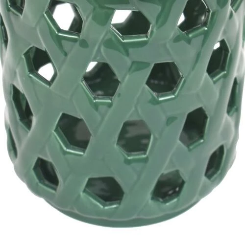 Enchanted Garden™ 9.75" Ceramic Solar Lantern 8 Enchanted Garden™ 9.75" Ceramic Solar Lantern - Image 6