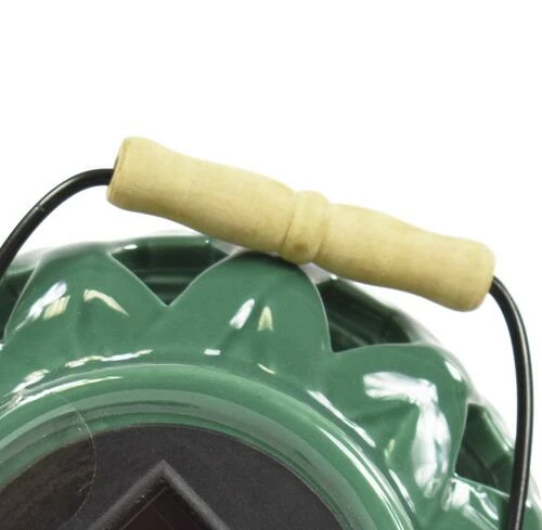 Enchanted Garden™ 9.75" Ceramic Solar Lantern 12 Enchanted Garden™ 9.75" Ceramic Solar Lantern - Image 10