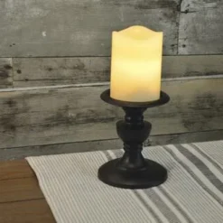 Enchanted Garden® 3" X 4" LED Flameless Candle -The Thrive Yard Sales 277 5857 3 x4 IvoryLEDCandle scene2