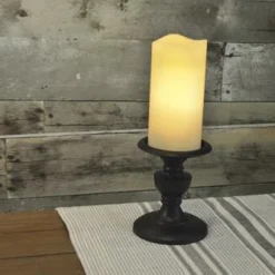 Enchanted Garden® 3" X 6" LED Flameless Candle -The Thrive Yard Sales 277 5858 3 x6 IvoryLEDCandle scene2