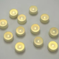 Enchanted Garden® LED Tealight Candle - 12 Pack 14 Enchanted Garden® LED Tealight Candle - 12 Pack -The Thrive Yard Sales 277 5862 LEDTealightCandle Setof12 hi angle lit