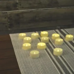 Enchanted Garden® LED Tealight Candle - 12 Pack 12 Enchanted Garden® LED Tealight Candle - 12 Pack -The Thrive Yard Sales 277 5862 LEDTealightCandle Setof12 scene2