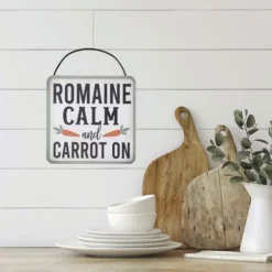 Enchanted Garden™ 5.5" Wood Romaine Outdoor Wall Art -The Thrive Yard Sales 277 5961 2600