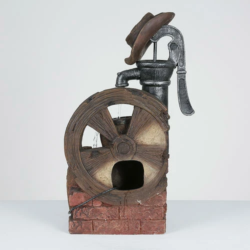 Enchanted Garden™ 28" Tiered Water Pump Outdoor Water Fountain 4 Enchanted Garden™ 28" Tiered Water Pump Outdoor Water Fountain - Image 2