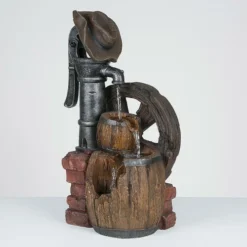 Enchanted Garden™ 28" Tiered Water Pump Outdoor Water Fountain 13 Enchanted Garden™ 28" Tiered Water Pump Outdoor Water Fountain -The Thrive Yard Sales 2771707Rightside