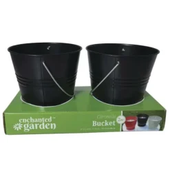 Enchanted Garden™ 2-Pack Painted Citronella Bucket - Assorted Colors -The Thrive Yard Sales 2773054 21108P 2 02 1800px