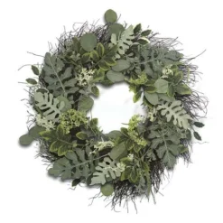 Enchanted Garden™ 24" Spring Wreath - Assorted Styles -The Thrive Yard Sales 2773456A